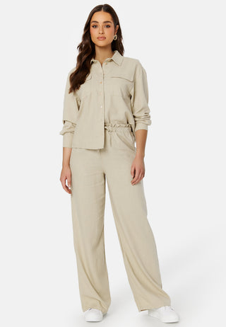 Onlcaro Wide Linen Bl Pant