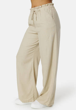Onlcaro Wide Linen Bl Pant