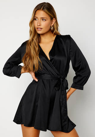 Clara 3/4 Wrap Playsuit