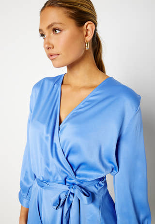 Clara 3/4 Wrap Playsuit