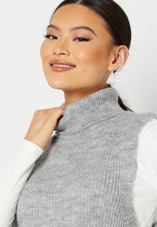 Cora Long Rollneck Vest