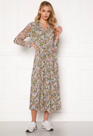 Ellie L/S Midi Dress Wvn