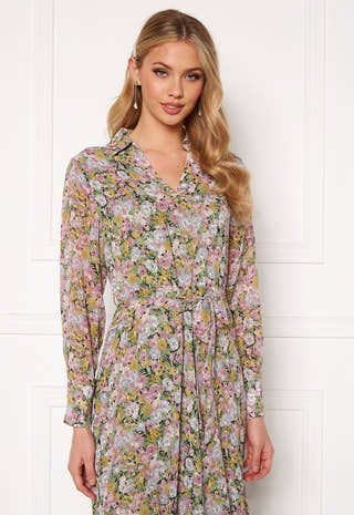 Ellie L/S Midi Dress Wvn