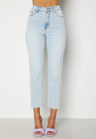 Emily HW Raw Jeans