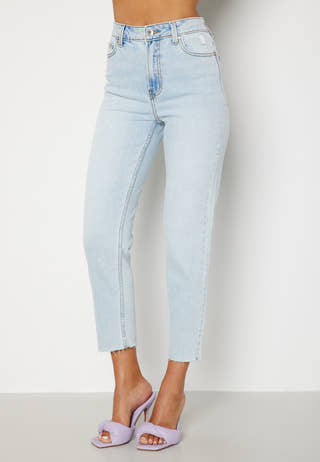 Emily HW Raw Jeans
