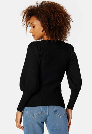 Ginnie L/S Puff Pullover Knit