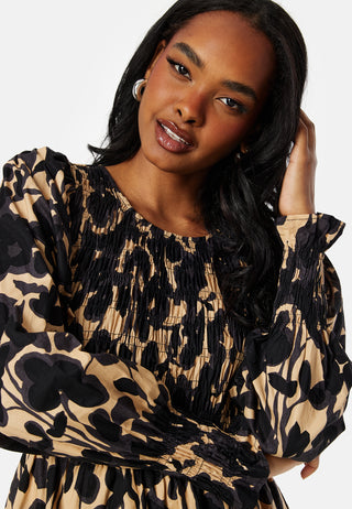 Jada L/S Midi Smock Dress