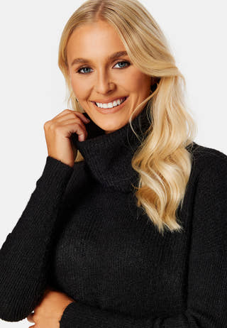 Jana L/S Cowlnck Dress