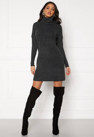 Jana L/S Cowlnck Dress