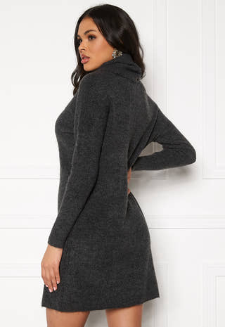 Jana L/S Cowlnck Dress