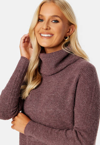 Jana L/S Cowlnck Dress