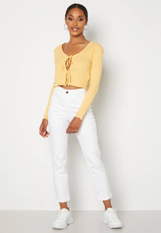 Jeanett Life L/S Cardigan Box Top