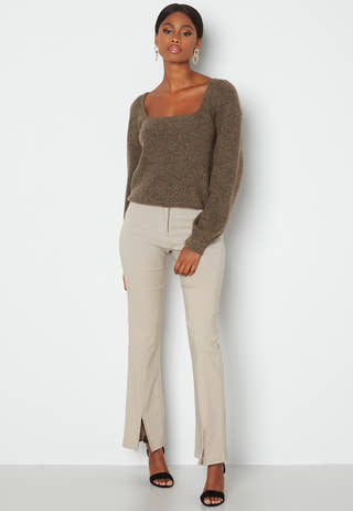 Karinna L/S Squareneck Pullover