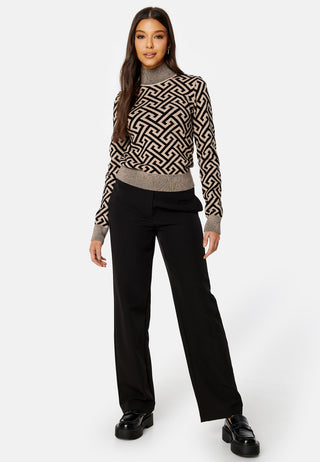 Lana-Berry Mid Straight Pant