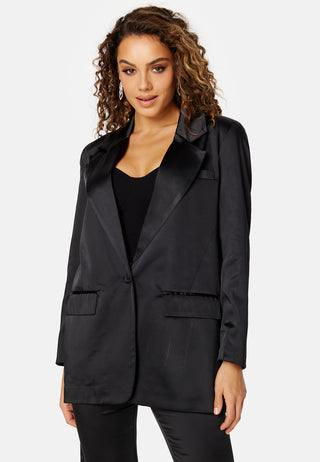Lana-Mayra Satin Blazer