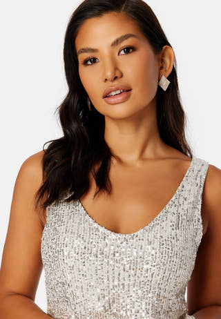 Lana S/L Sequins top