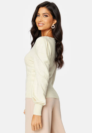Lesly L/S Square Puff Knit