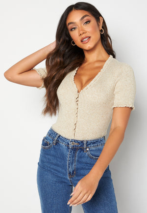 Lina S/S Ruffle Cardigan