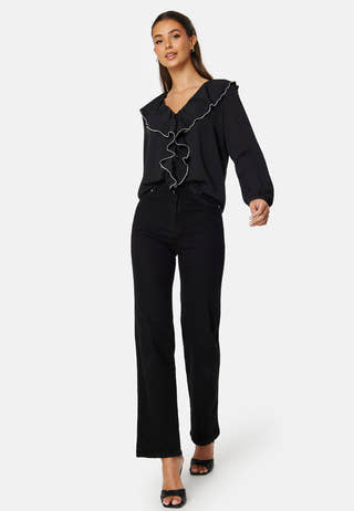 Lise Contrast Frill Shirt
