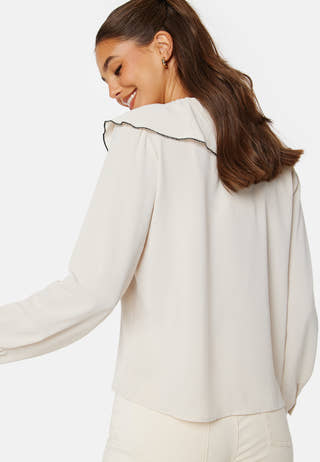 Lise Contrast Frill Shirt