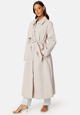 Lyng Mix Quiltted Trenchcoat
