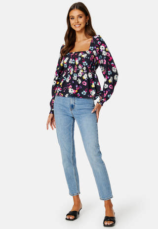 Melisa Life L/S Peplum Top