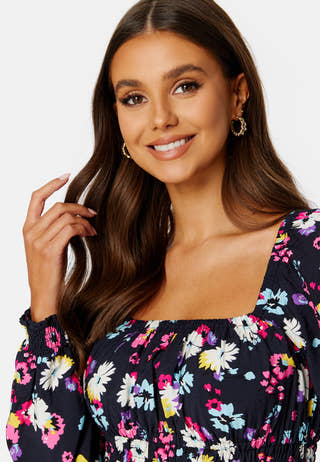 Melisa Life L/S Peplum Top