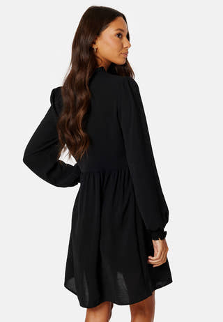 Mette LS Highneck Dress