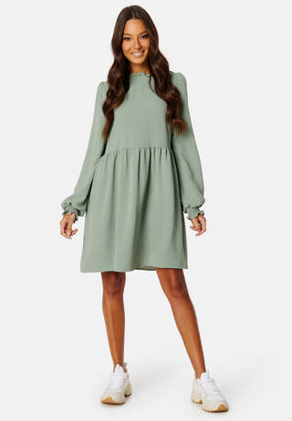 Mette LS Highneck Dress