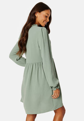 Mette LS Highneck Dress