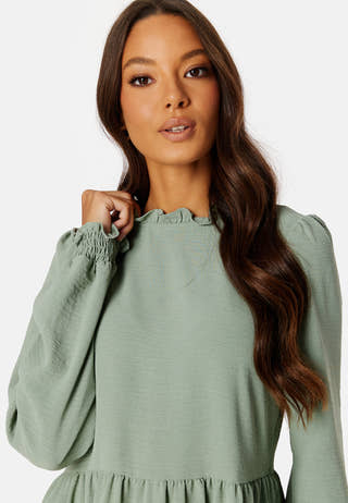 Mette LS Highneck Dress