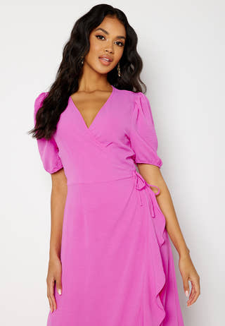 Mette SS Wrap Midi Dress