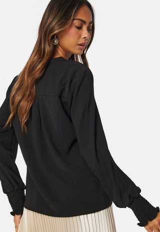 Onlmette V-Neck Smock Top