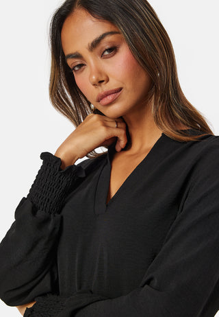 Onlmette V-Neck Smock Top