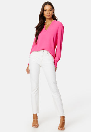 Onlmette V-Neck Smock Top