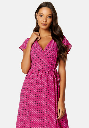 Naomi S/S Midi Wrap Dress