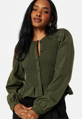 New Aspen LS Smock Top