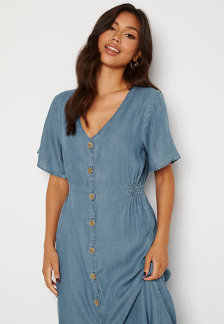 Nikoline Smock Denim Dress