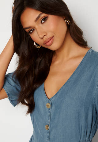 Nikoline Smock Denim Dress