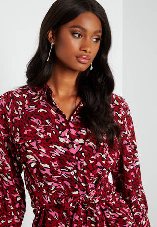 Nova Lux 3/4 Long Shirt Dress