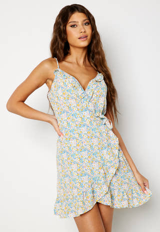 Nova Lux Strap Wrap Dress