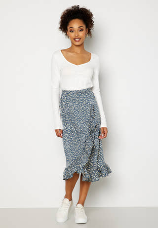 Olivia Long Wrap Skirt