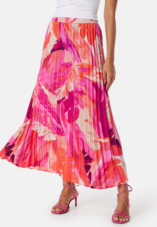 Onlalma life poly plisse skirt