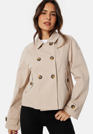 Onlapril short trenchcoat
