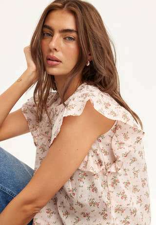 Onlasha Sl Frill O-neck Top