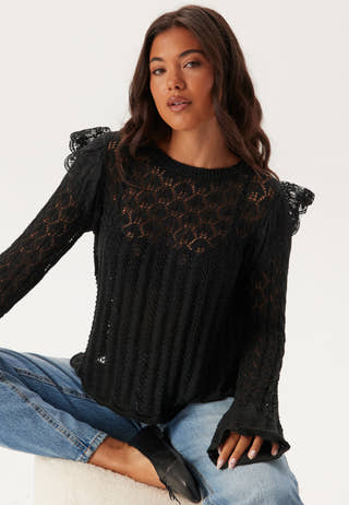 Onlashley Ls O-neck Mix Knt