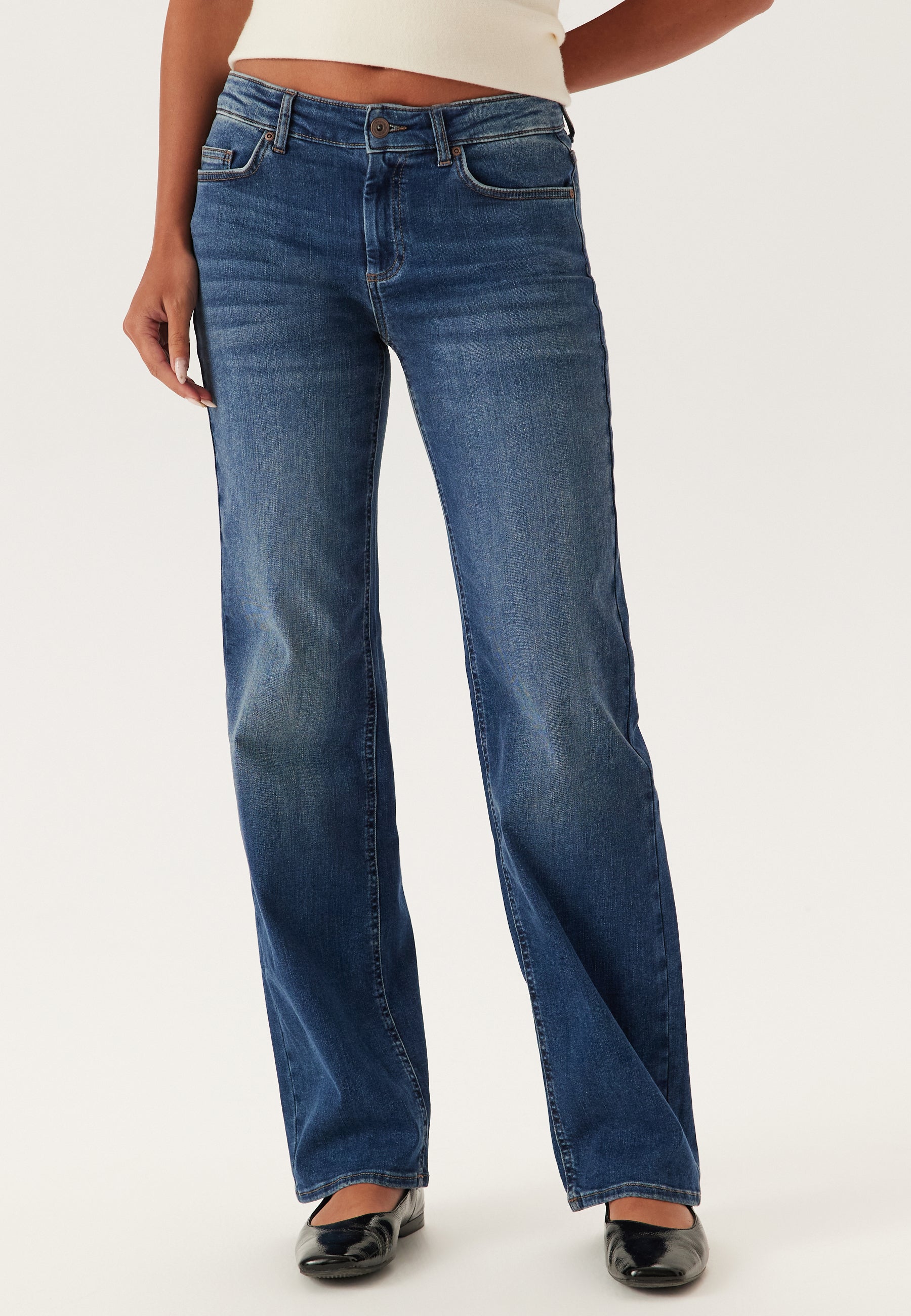 ONLY ONLBLUSH MID WAIST - Jeans Skinny Fit - dark blue denim/blu scuro ONLY ONLBLUSH MID WAIST - Jeans Skinny Fit - dark blue denim/blu scuro