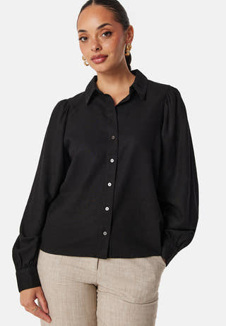 Onlcaro Linen Puff Shirt