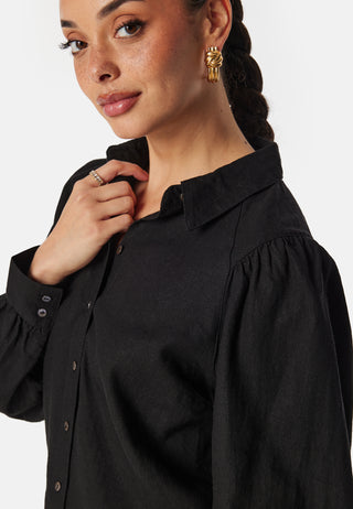 Onlcaro Linen Puff Shirt