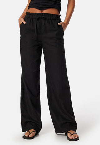 Onlcaro Wide Linen Bl Pant